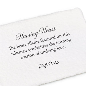 Pyrrha Talisman Flaming Heart - Fifth Avenue Jewellers