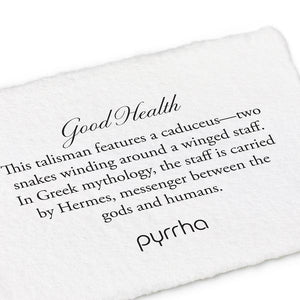 Pyrrha Talisman Good Health - Fifth Avenue Jewellers