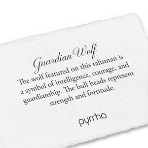 Pyrrha Talisman Guardian Wolf - Fifth Avenue Jewellers