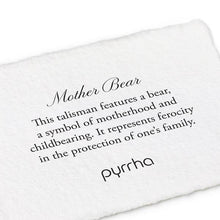 Load image into Gallery viewer, Pyrrha Talisman Mother Bear - Fifth Avenue Jewellers
