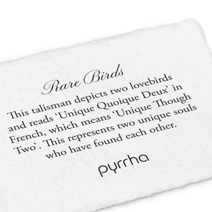 Pyrrha Talisman Rare Birds - Fifth Avenue Jewellers