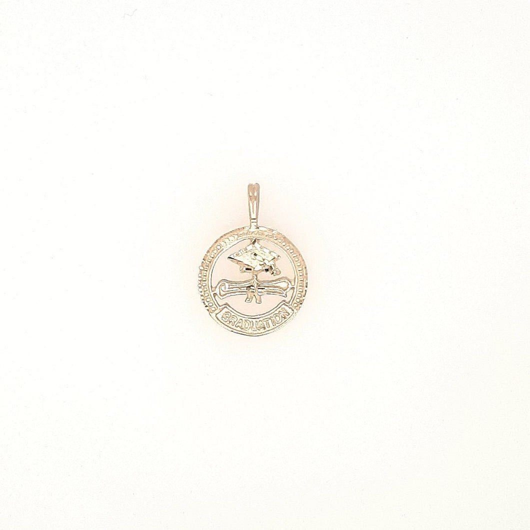 Round Graduation Pendant In Yellow Gold - Fifth Avenue Jewellers