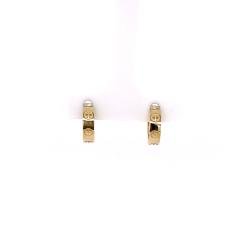 Screw Head Huggie Earrings - Fifth Avenue Jewellers