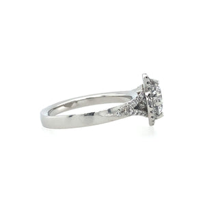 Sholdt Platinum Engagement Ring With Halo - Fifth Avenue Jewellers