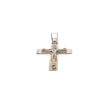 Load image into Gallery viewer, Small Crucifix In White Gold - Fifth Avenue Jewellers
