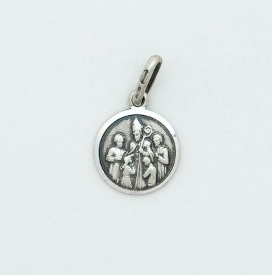 Small Round Silver Confirmation Medal - Fifth Avenue Jewellers