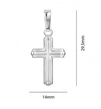 Load image into Gallery viewer, Small Sterling Silver Cross - Fifth Avenue Jewellers
