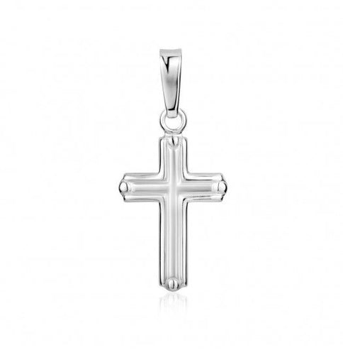 Small Sterling Silver Cross - Fifth Avenue Jewellers