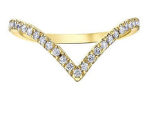 Load image into Gallery viewer, Sparkling Diamond Chevron Band - Fifth Avenue Jewellers
