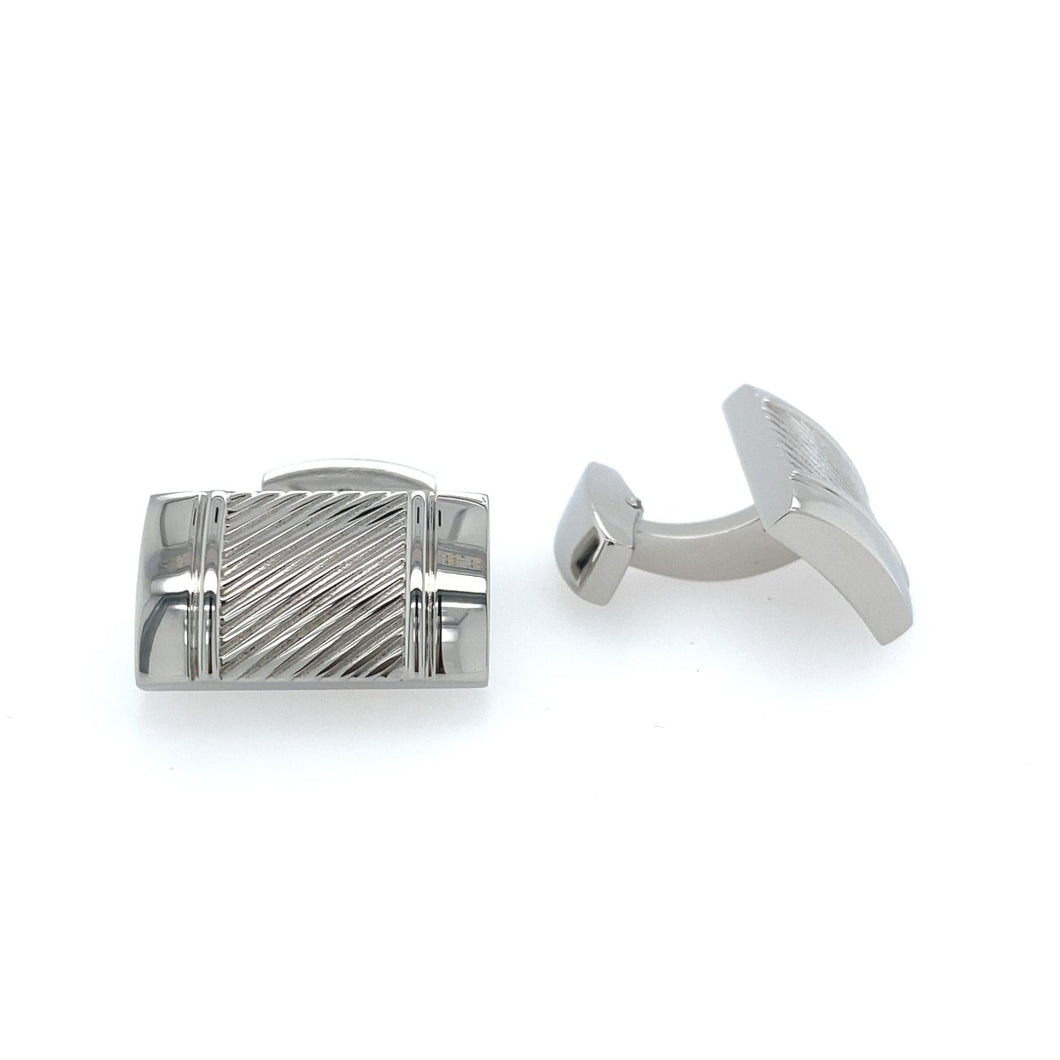 Stainless Steel Cufflinks L933 - Fifth Avenue Jewellers