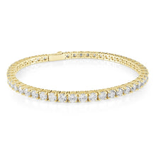 Load image into Gallery viewer, Stainless Steel &amp; CZ Tennis Bracelet - Fifth Avenue Jewellers
