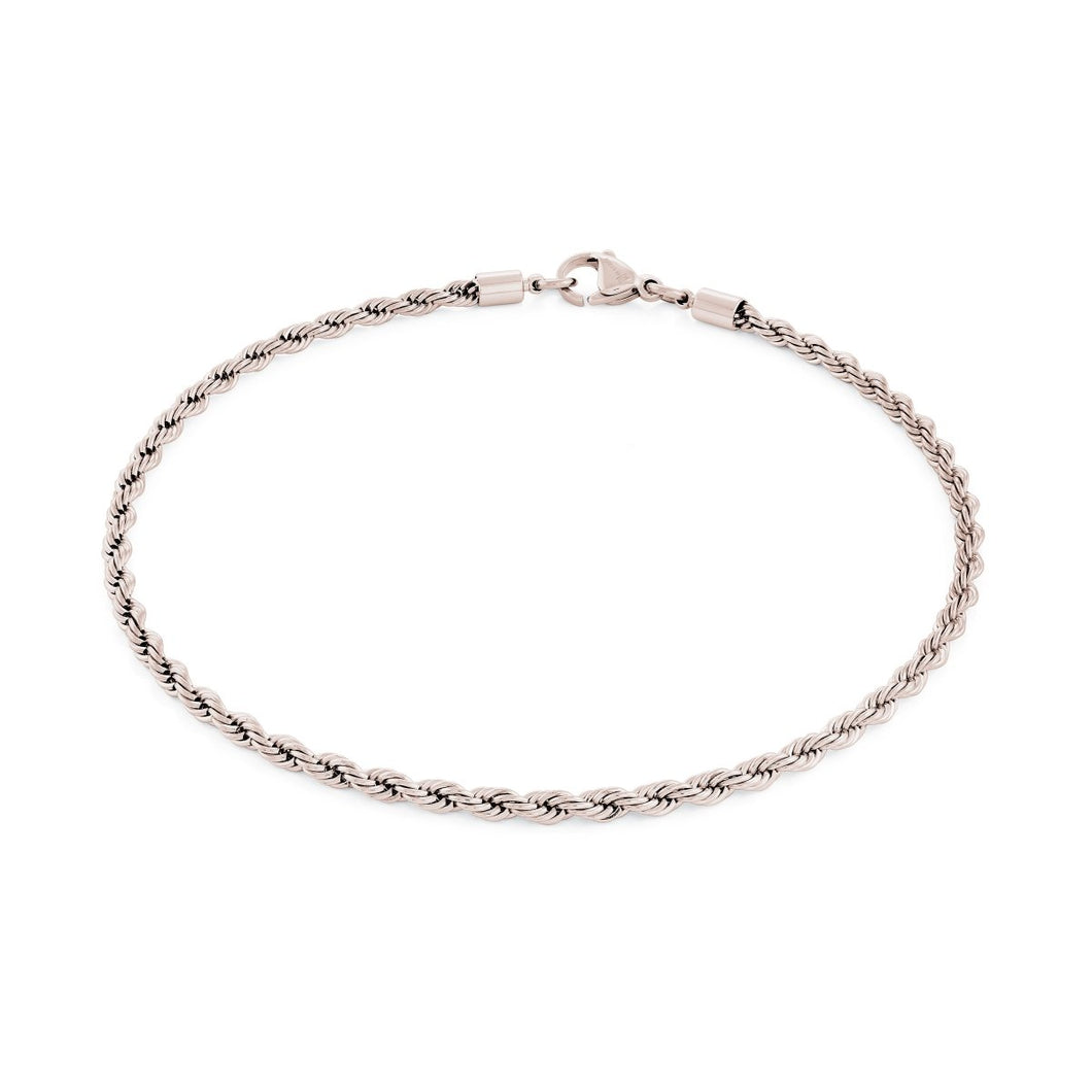 Stainless Steel Rope Chain Ankle Bracelet - Fifth Avenue Jewellers