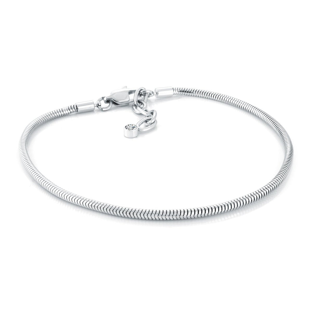 Stainless Steel Snake Chain Anklet - Fifth Avenue Jewellers