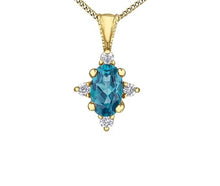 Load image into Gallery viewer, Starburst Birthstone Necklace - Fifth Avenue Jewellers
