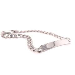 Sterling Silver Bar ID Bracelet - Fifth Avenue Jewellers