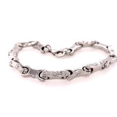 Sterling Silver Bicycle Chain Bracelet - Fifth Avenue Jewellers