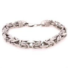 Load image into Gallery viewer, Sterling Silver Byzantine Chain Bracelet - Fifth Avenue Jewellers
