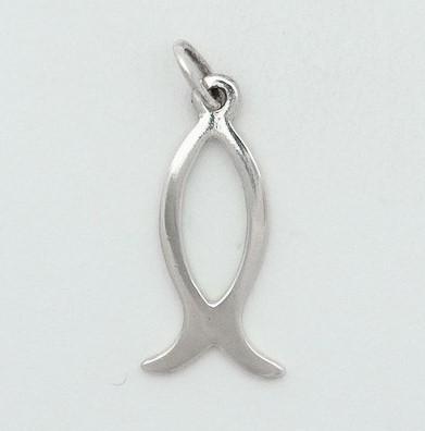 Sterling Silver Icthus Pendant - Fifth Avenue Jewellers