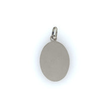 Load image into Gallery viewer, Sterling Silver Large Oval Saint Christopher Medal - Fifth Avenue Jewellers
