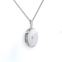 Load image into Gallery viewer, Sterling Silver Star Locket - Fifth Avenue Jewellers
