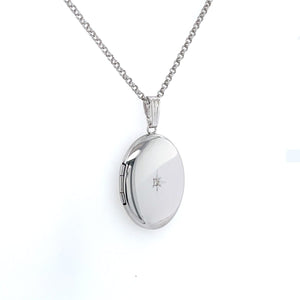 Sterling Silver Star Locket - Fifth Avenue Jewellers