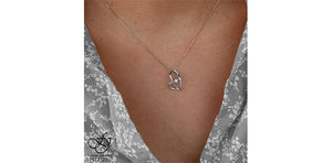 Stylized Heart Pendant Necklace - Fifth Avenue Jewellers