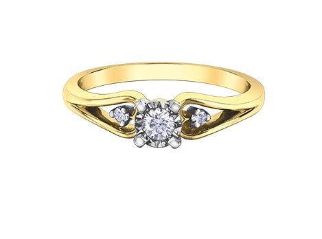 Three Stone Promise Ring - Fifth Avenue Jewellers