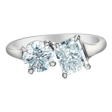 Load image into Gallery viewer, &quot;Toi Et Moi&quot; Two Stone Diamond Ring - Fifth Avenue Jewellers

