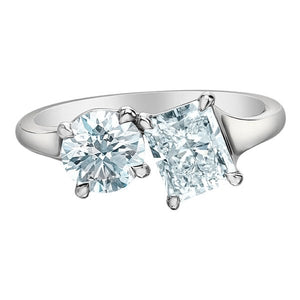 "Toi Et Moi" Two Stone Diamond Ring - Fifth Avenue Jewellers