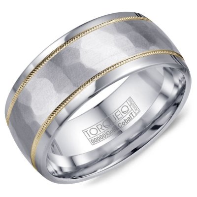 Torque By CrownRing Cobalt & Gold Band - Fifth Avenue Jewellers