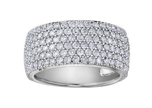 Two Carat Pave Diamond Band - Fifth Avenue Jewellers