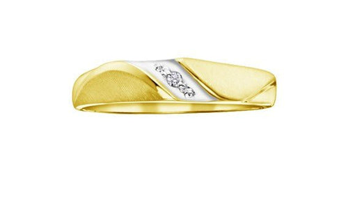 Wave Wedding Band In Yellow Gold - Fifth Avenue Jewellers