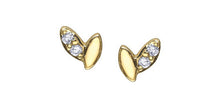 Load image into Gallery viewer, Wheat Grain Diamond Stud Earrings - Fifth Avenue Jewellers
