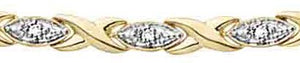 Yellow Gold And Diamond Tennis Bracelet - Fifth Avenue Jewellers