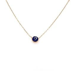 Yellow Gold Evil Eye Necklace - Fifth Avenue Jewellers