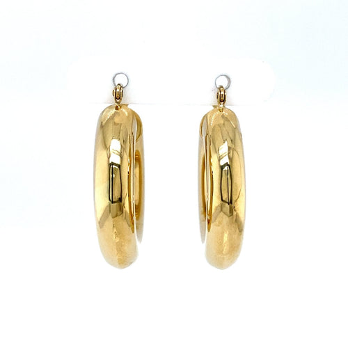 Yellow Gold Pirate Hoops - Fifth Avenue Jewellers