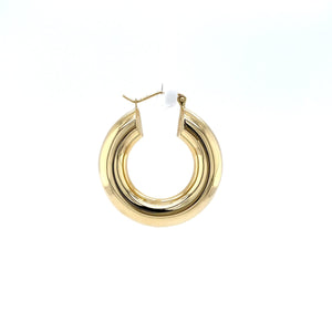 Yellow Gold Pirate Hoops - Fifth Avenue Jewellers